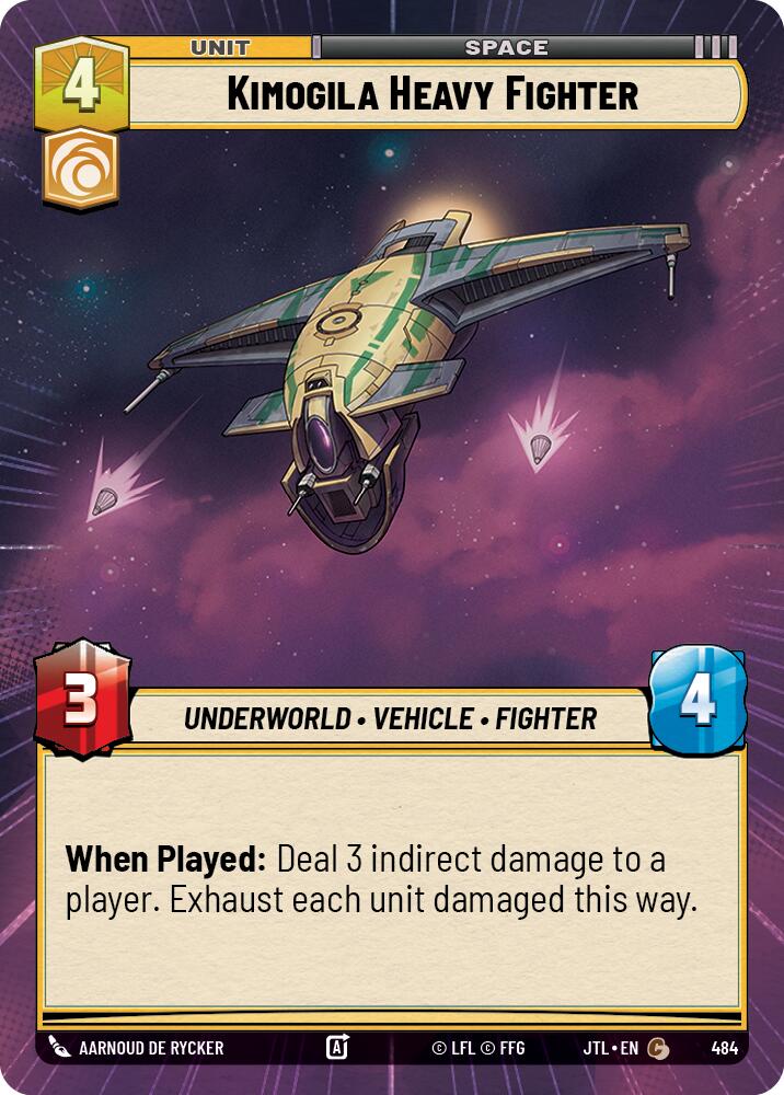 Kimogila Heavy Fighter (484) (Hyperspace) (484) [Jump to Lightspeed]