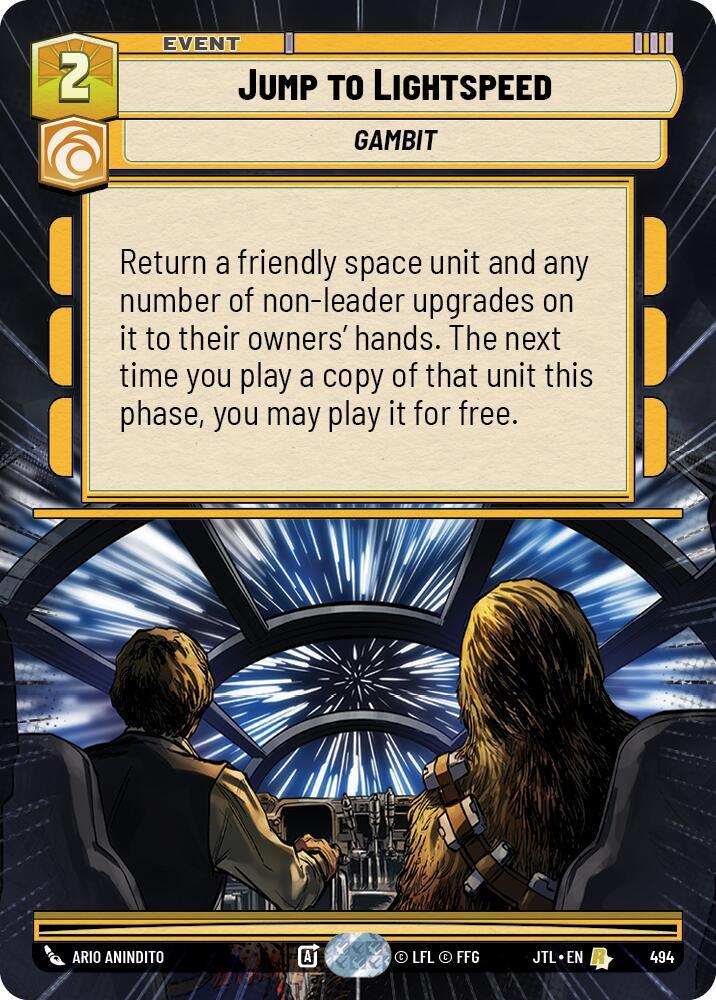 Jump to Lightspeed (Hyperspace) (494) [Jump to Lightspeed] (ONLINE ORDER ONLY)