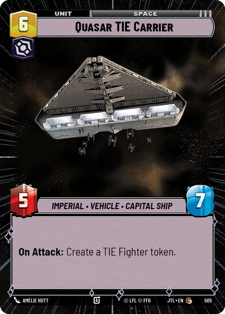 Quasar TIE Carrier (Hyperspace) (505) [Jump to Lightspeed] (ONLINE ORDER ONLY)