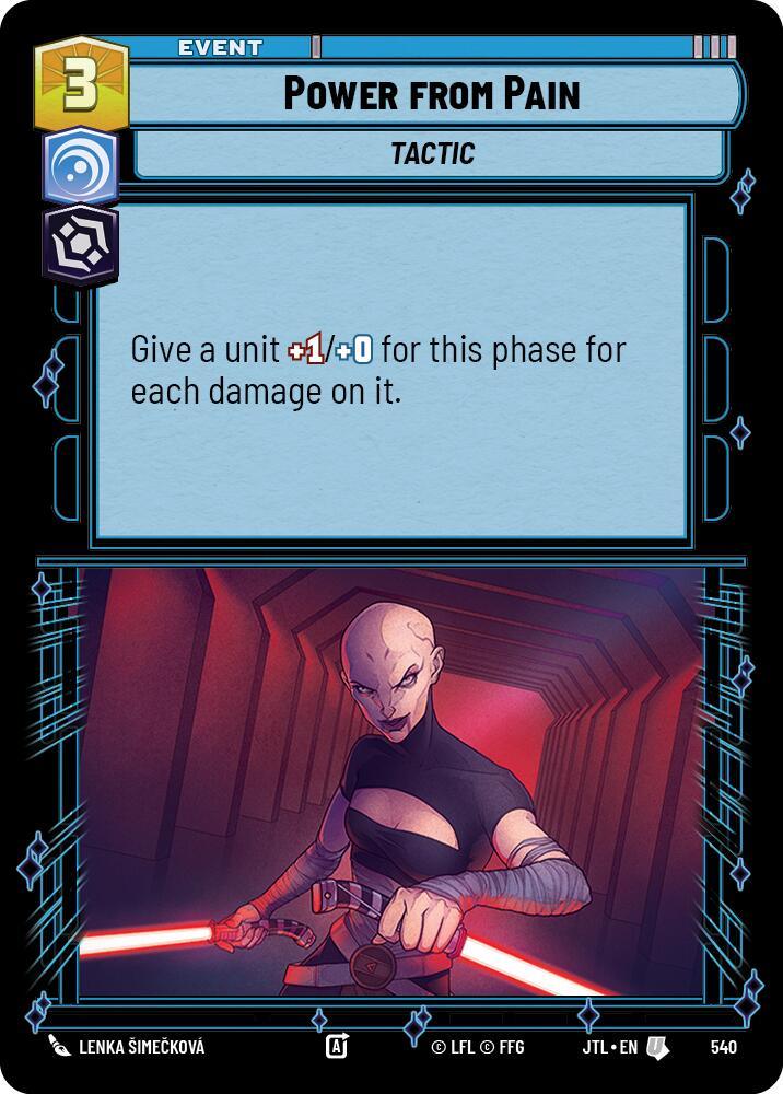 Power from Pain (Foil) (540) [Jump to Lightspeed] (ONLINE ORDER ONLY)