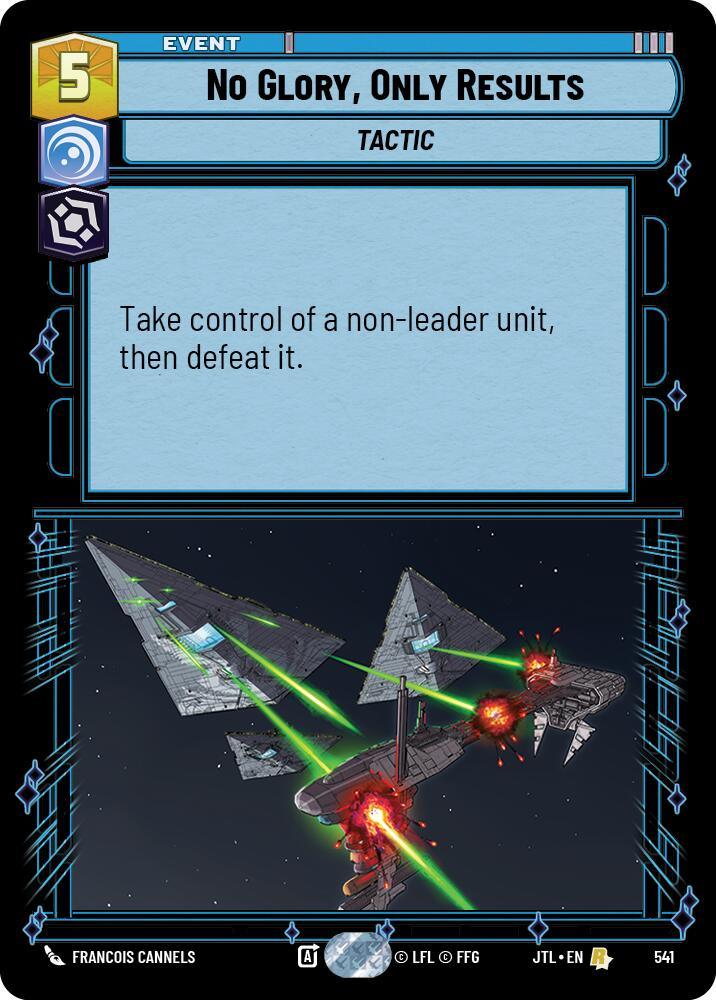 No Glory, Only Results (Foil) (541) [Jump to Lightspeed] (ONLINE ORDER ONLY)