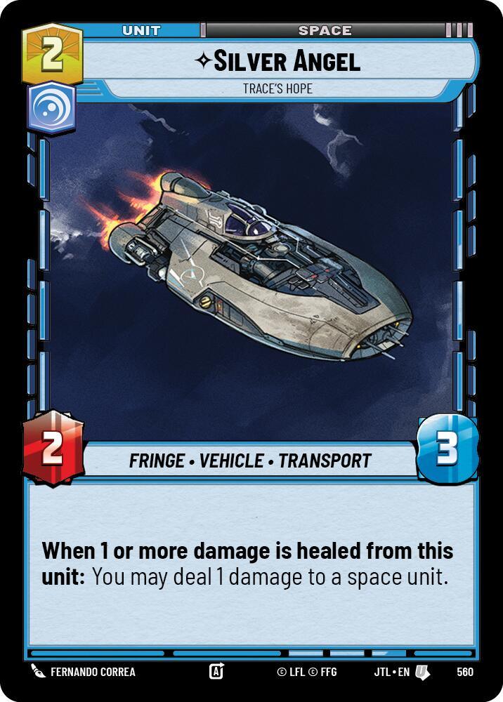 Silver Angel - Trace's Hope (Foil) (560) [Jump to Lightspeed] (ONLINE ORDER ONLY)