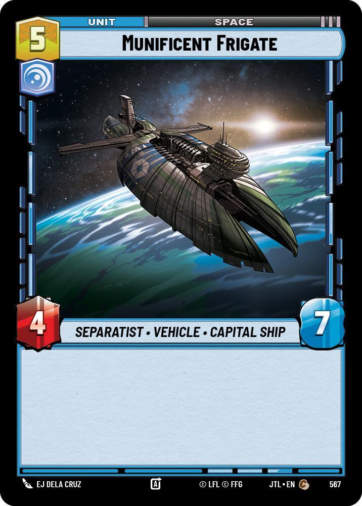 Munificent Frigate (Foil) (567) [Jump to Lightspeed] (ONLINE ORDER ONLY)