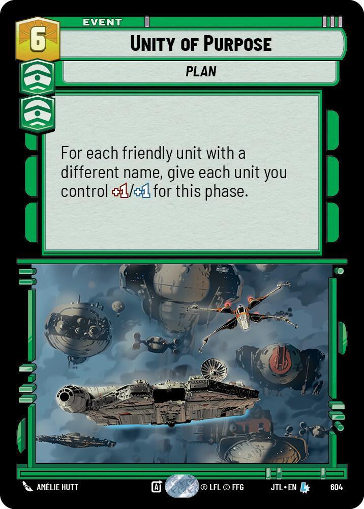 Unity of Purpose (Foil) (604) [Jump to Lightspeed] (ONLINE ORDER ONLY)