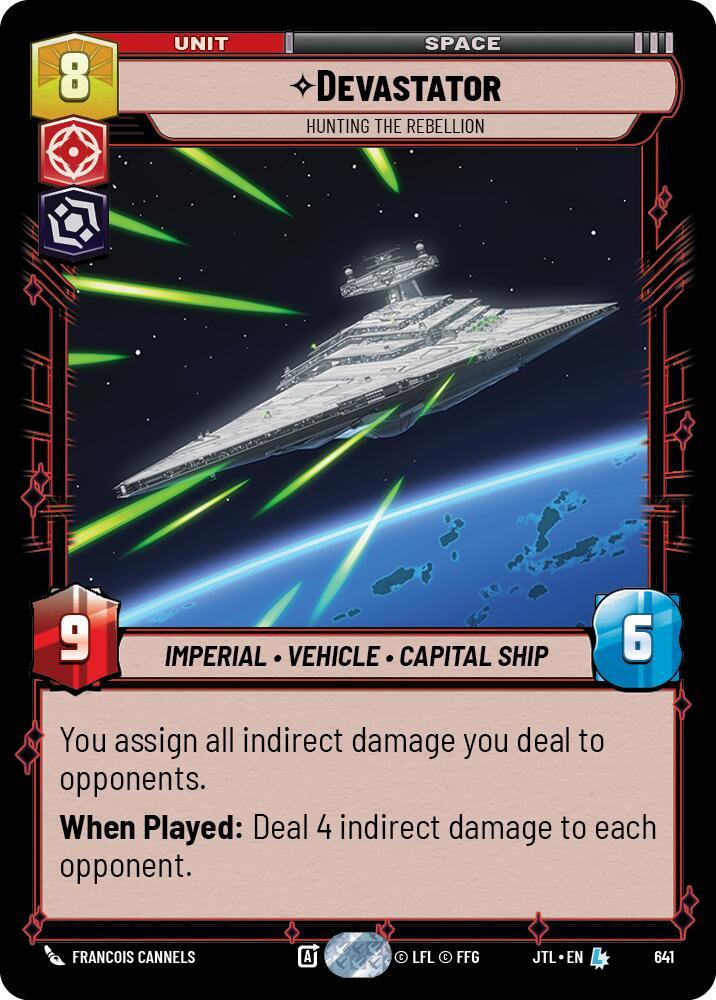 Devastator - Hunting the Rebellion (Foil) (641) [Jump to Lightspeed] (ONLINE ORDER ONLY)