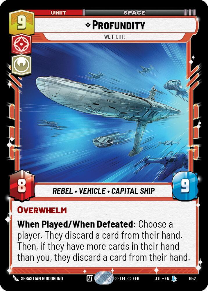 Profundity - We Fight! (Foil) (652) [Jump to Lightspeed] (ONLINE ORDER ONLY)