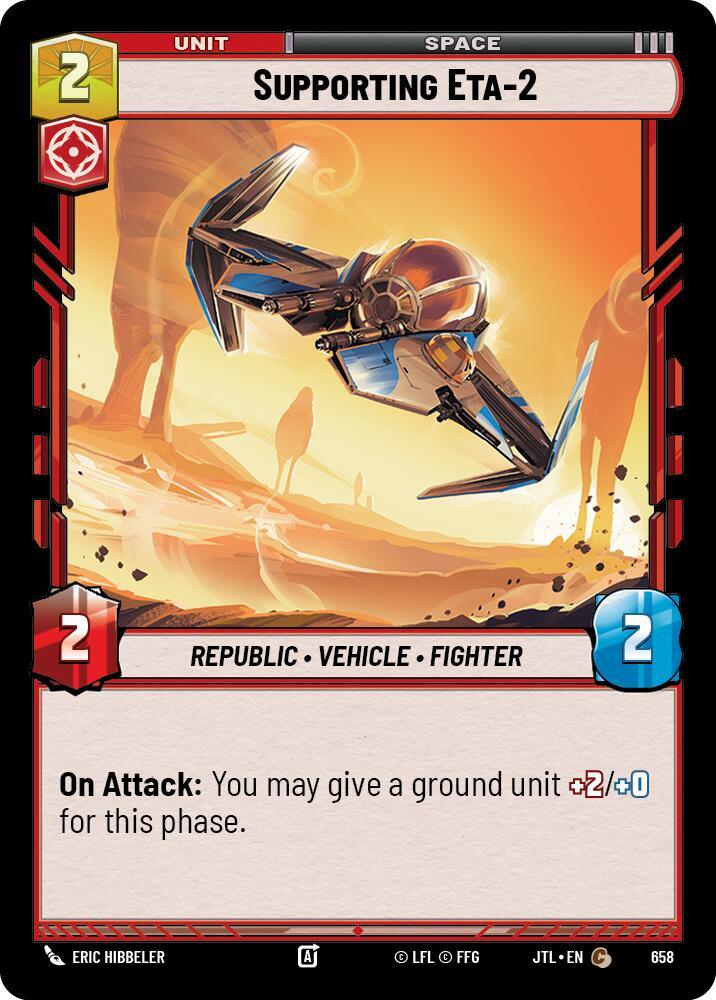 Supporting Eta-2 (Foil) (658) [Jump to Lightspeed] (ONLINE ORDER ONLY)