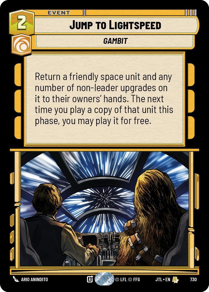 Jump to Lightspeed (Foil) (730) [Jump to Lightspeed] (ONLINE ORDER ONLY)