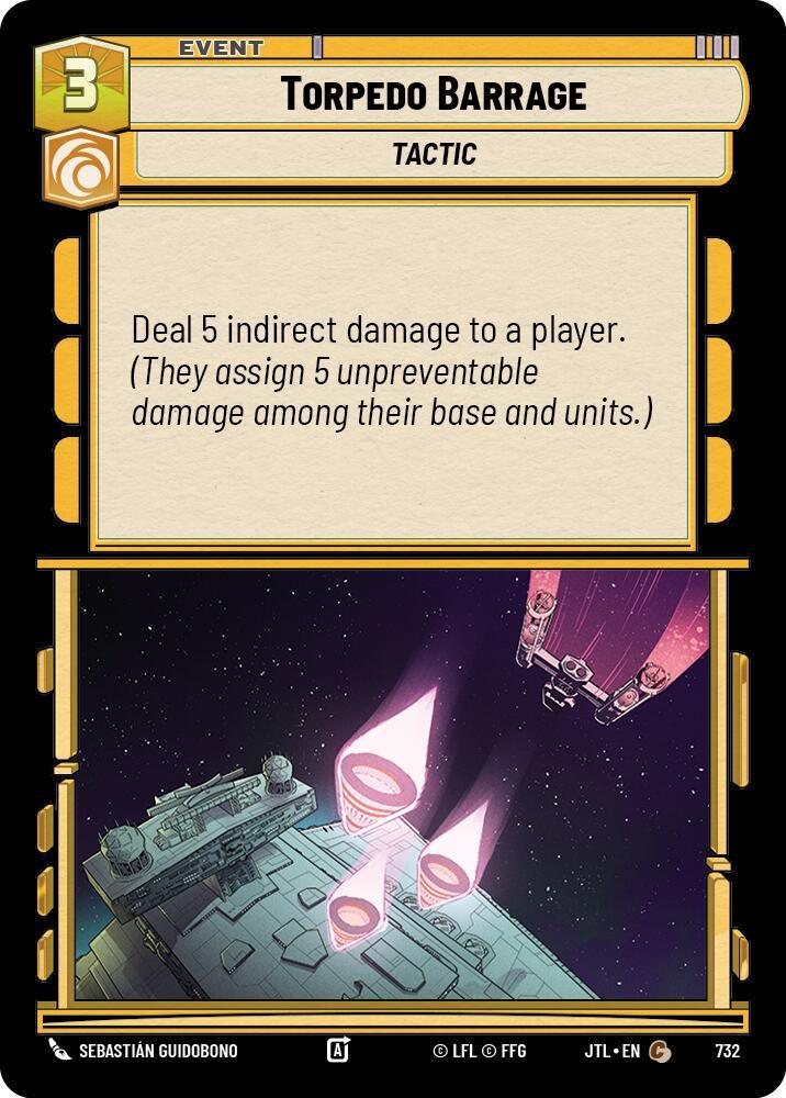 Torpedo Barrage (Foil) (732) [Jump to Lightspeed] (ONLINE ORDER ONLY)