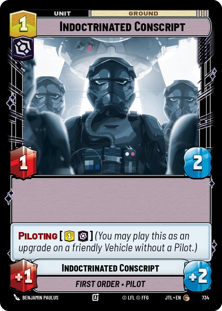 Indoctrinated Conscript (Foil) (734) [Jump to Lightspeed] (ONLINE ORDER ONLY)