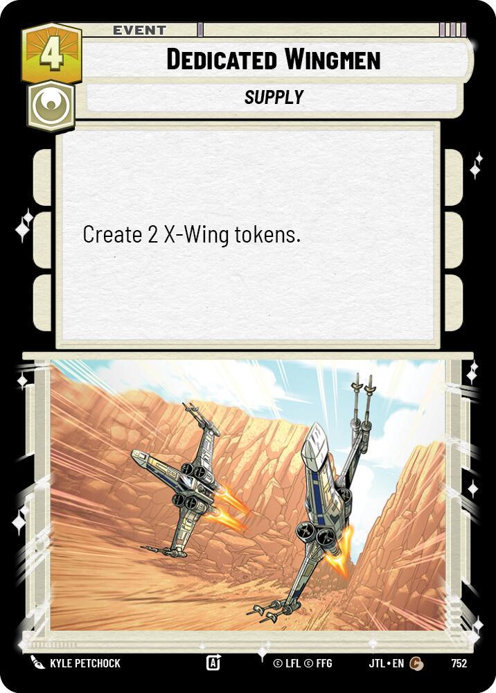 Dedicated Wingmen (Foil) (752) [Jump to Lightspeed] (ONLINE ORDER ONLY)