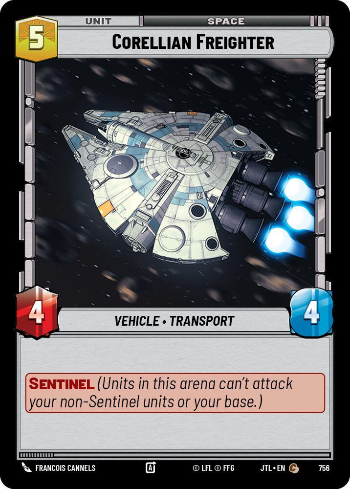 Corellian Freighter (Foil) (756) [Jump to Lightspeed] (ONLINE ORDER ONLY)