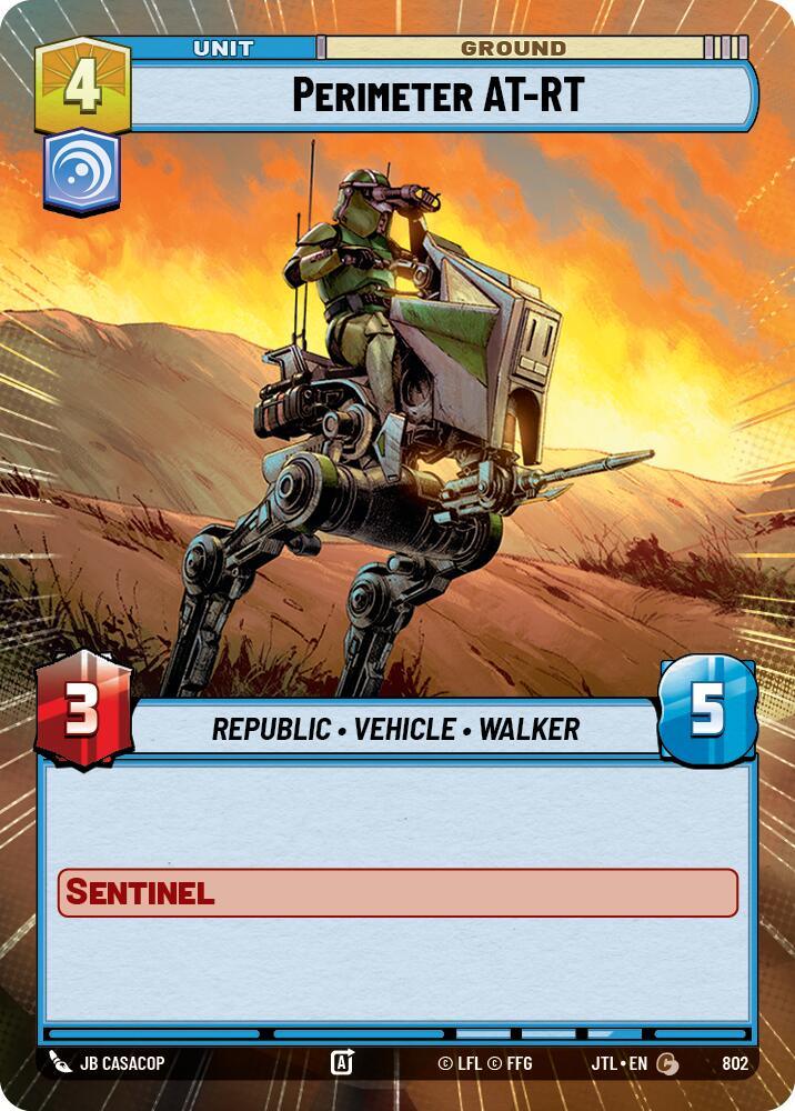 Perimeter AT-RT (Hyperspace Foil) (802) [Jump to Lightspeed] (ONLINE ORDER ONLY)