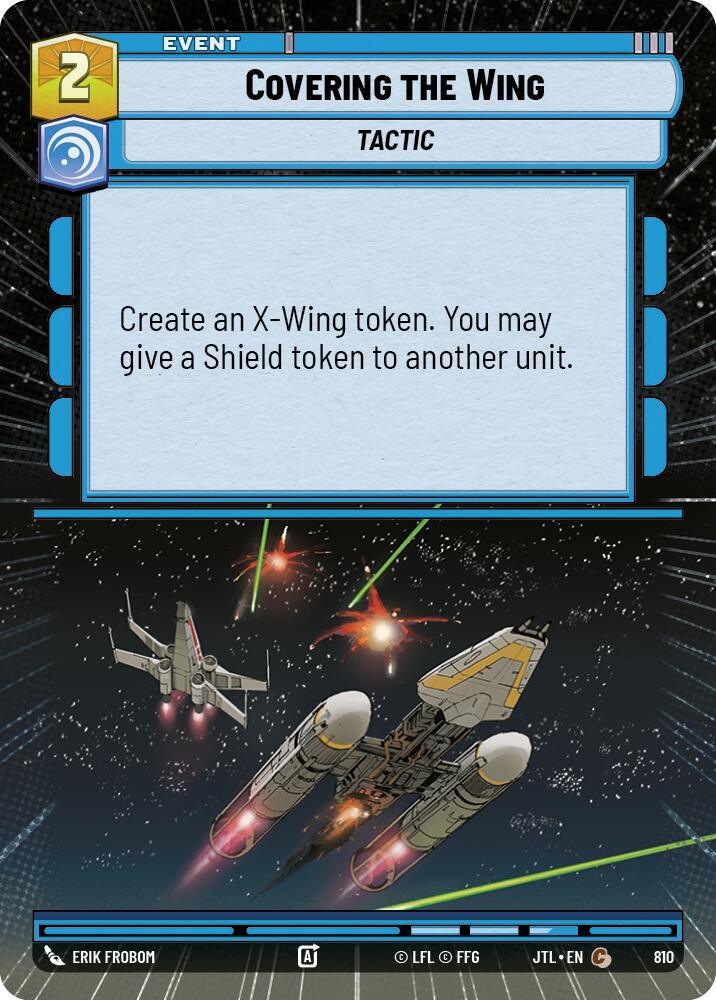 Covering the Wing (Hyperspace Foil) (810) [Jump to Lightspeed] (ONLINE ORDER ONLY)