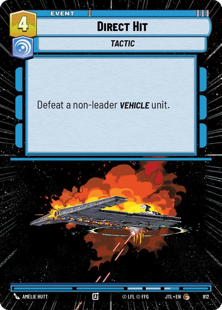Direct Hit (Hyperspace Foil) (812) [Jump to Lightspeed] (ONLINE ORDER ONLY)