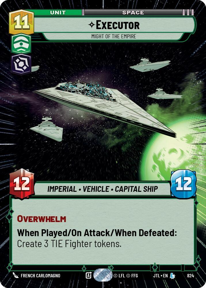 Executor - Might of the Empire (Hyperspace Foil) (824) [Jump to Lightspeed] (ONLINE ORDER ONLY)