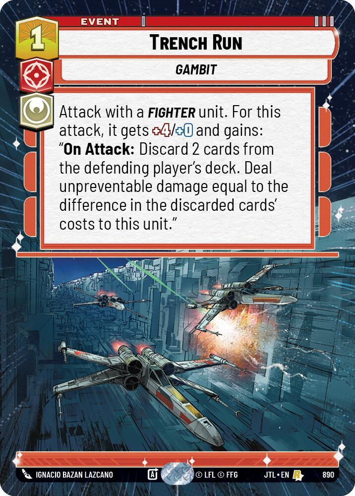 Trench Run (Hyperspace Foil) (890) [Jump to Lightspeed] (ONLINE ORDER ONLY)