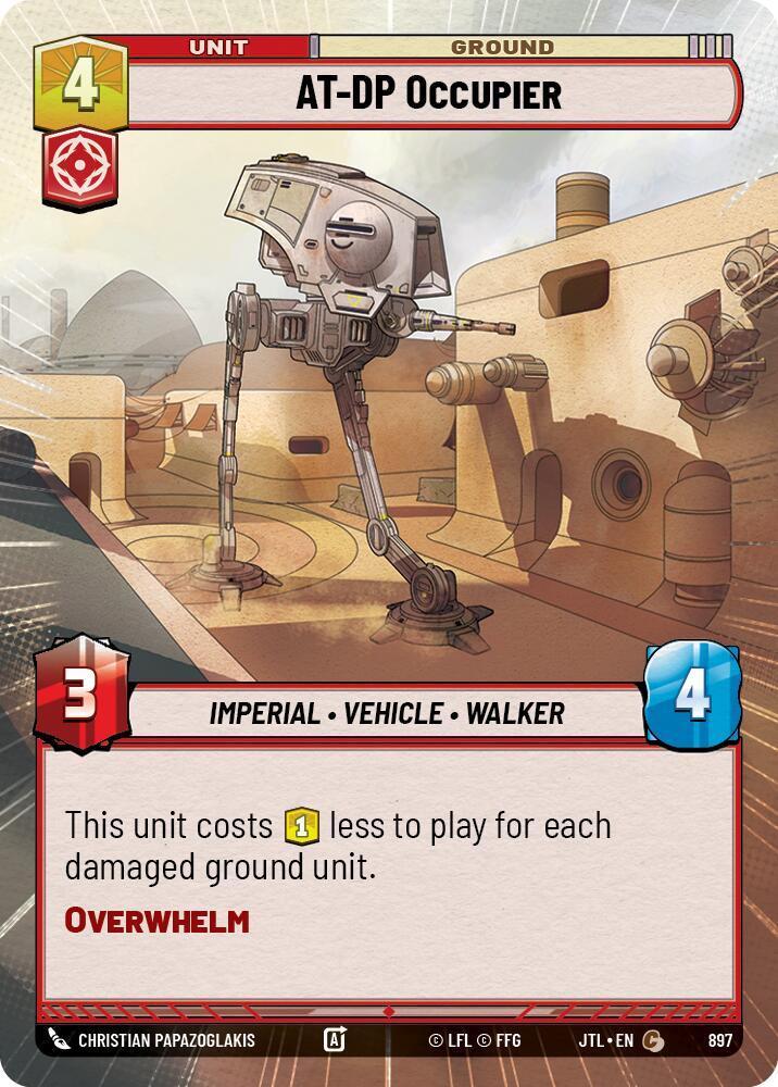 AT-DP Occupier (Hyperspace Foil) (897) [Jump to Lightspeed] (ONLINE ORDER ONLY)