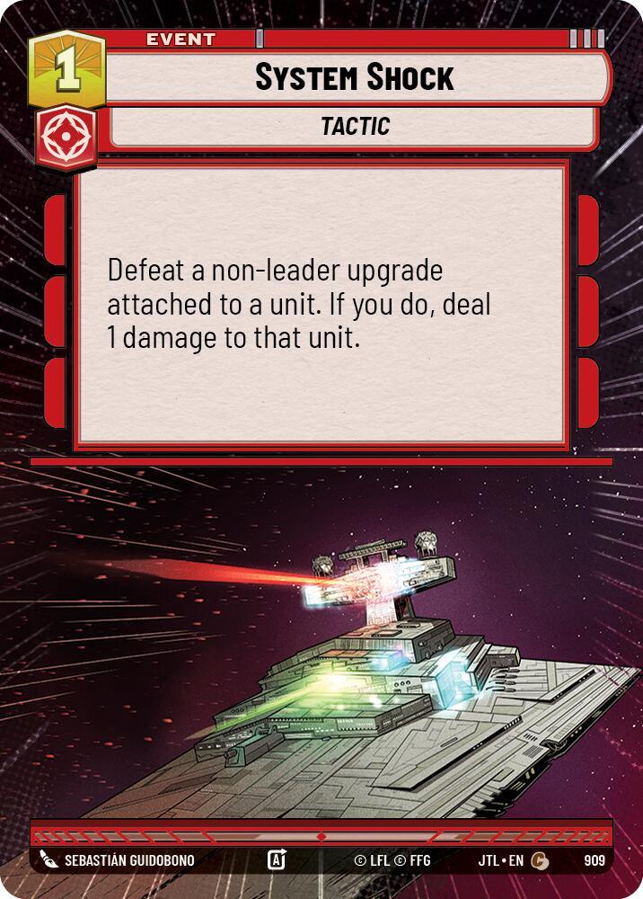 System Shock (Hyperspace Foil) (909) [Jump to Lightspeed] (ONLINE ORDER ONLY)