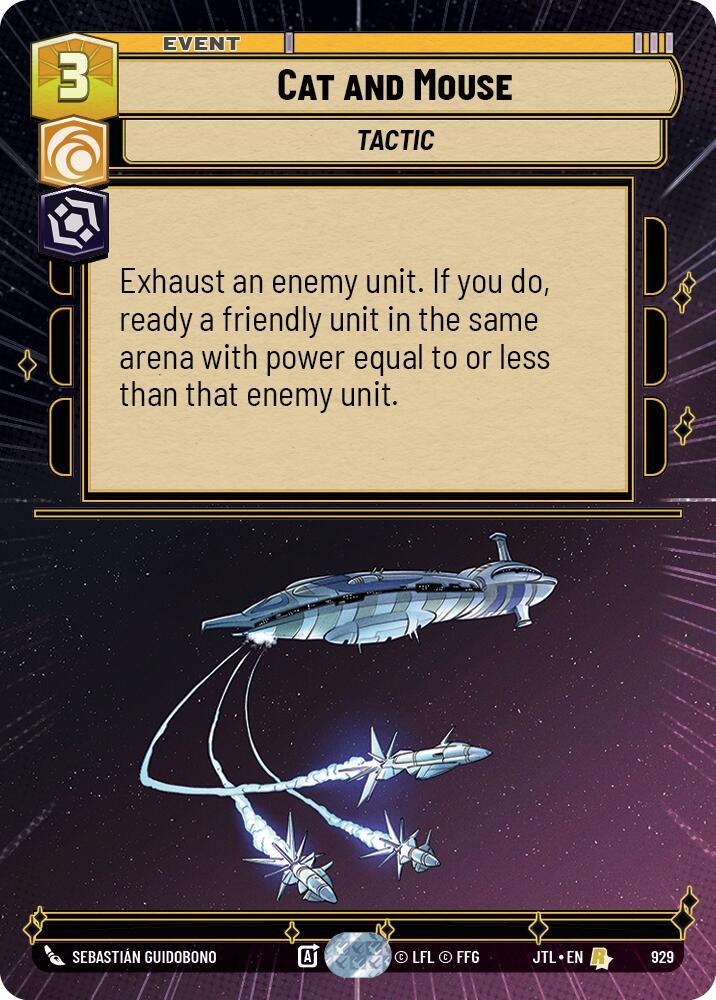 Cat and Mouse (Hyperspace Foil) (929) [Jump to Lightspeed] (ONLINE ORDER ONLY)