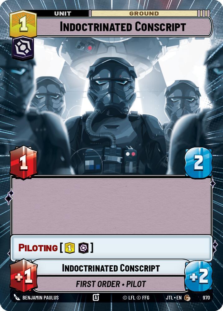 Indoctrinated Conscript (Hyperspace Foil) (970) [Jump to Lightspeed] (ONLINE ORDER ONLY)