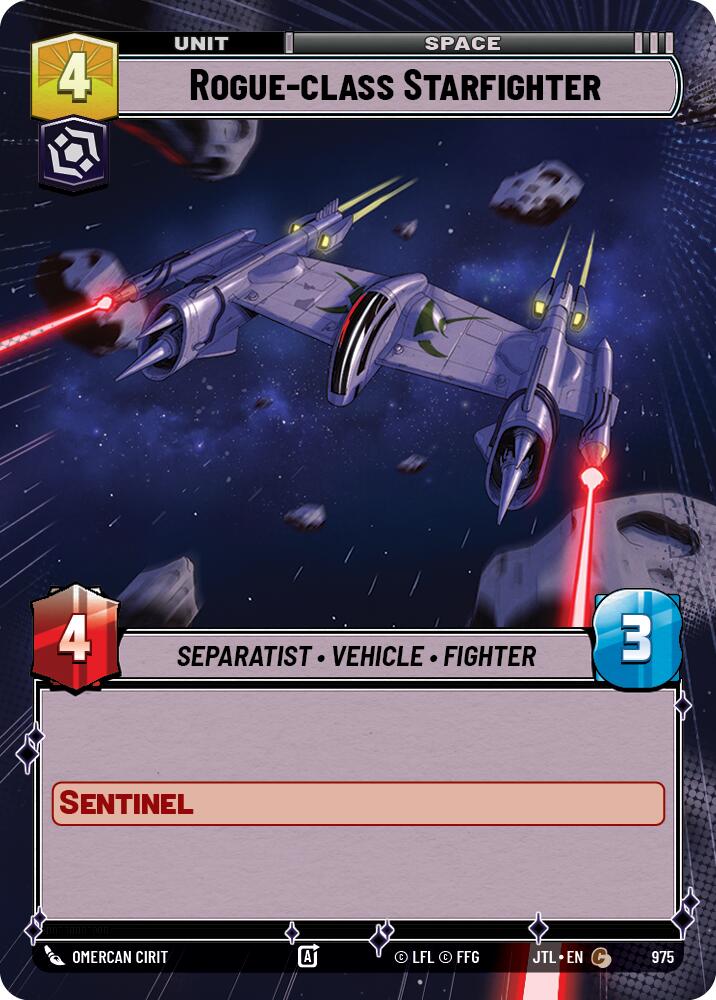 Rogue-class Starfighter (975) (Hyperspace Foil) (975) [Jump to Lightspeed]