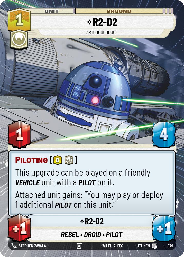 R2-D2 - Artooooooooo! (979) (Hyperspace Foil) (979) [Jump to Lightspeed]