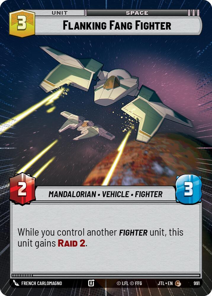 Flanking Fang Fighter (Hyperspace Foil) (991) [Jump to Lightspeed] (ONLINE ORDER ONLY)
