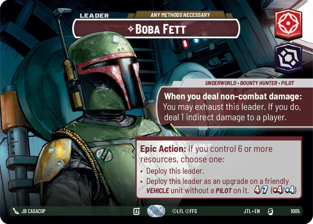 Boba Fett - Any Methods Necessary (1005) (Showcase) (1005) [Jump to Lightspeed]