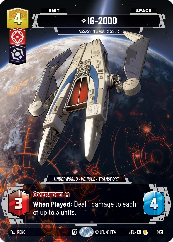 IG-2000 - Assassin's Aggressor (1031) (Prestige) (1031) [Jump to Lightspeed]