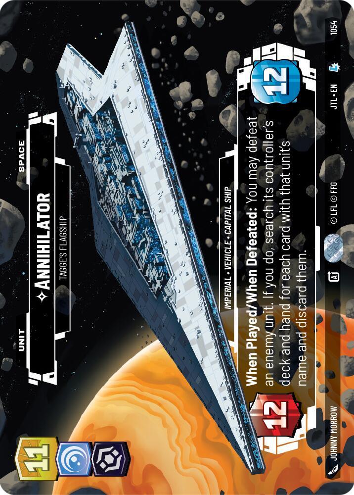 Annihilator - Tagge's Flagship (Prestige Foil) (1054) [Jump to Lightspeed] (ONLINE ORDER ONLY)