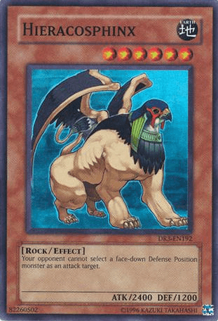 Hieracosphinx [DR3-EN192] Super Rare (ONLINE ORDER ONLY)
