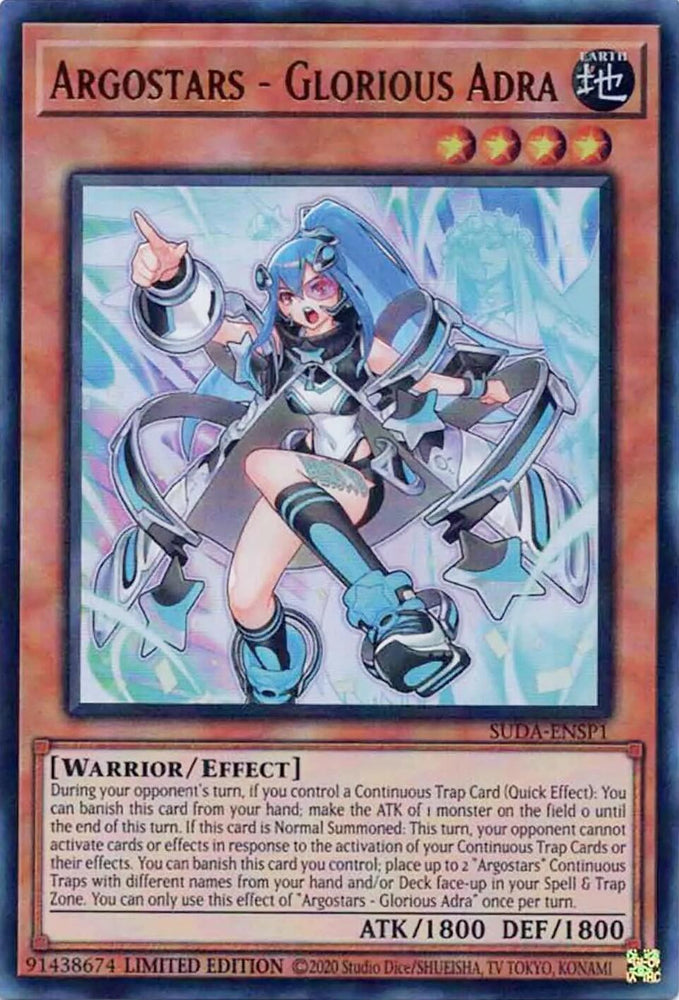 Argostars - Glorious Adra [SUDA-ENSP1] Ultra Rare (ONLINE ORDER ONLY)