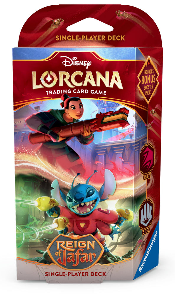 Reign of Jafar - Starter Deck (Ruby & Steel) (Online Order Only)