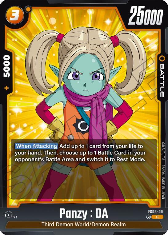 Panzy : DA [Starter Deck: Vegeta (Mini) Super] (ONLINE ORDER ONLY)