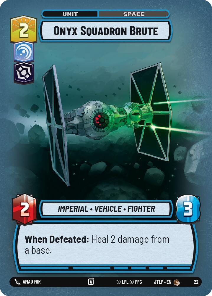 Onyx Squadron Brute (Foil) (22) [Jump to Lightspeed: Weekly Play] (ONLINE ORDER ONLY)