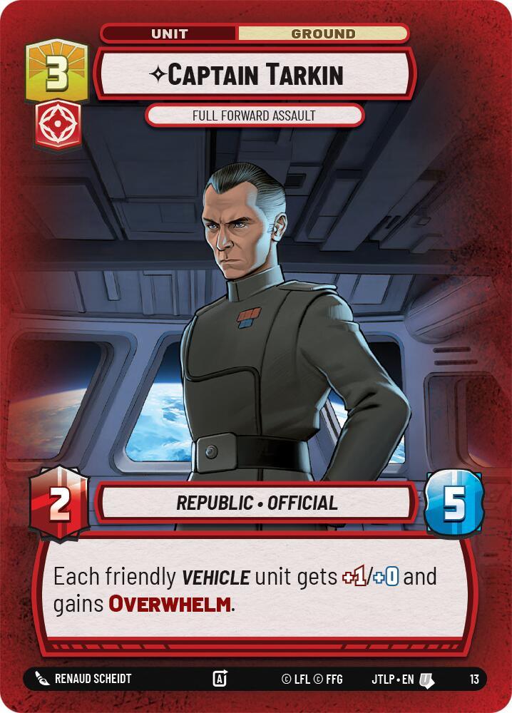 Captain Tarkin - Full Forward Assault (13) [Jump to Lightspeed: Weekly Play] (ONLINE ORDER ONLY)