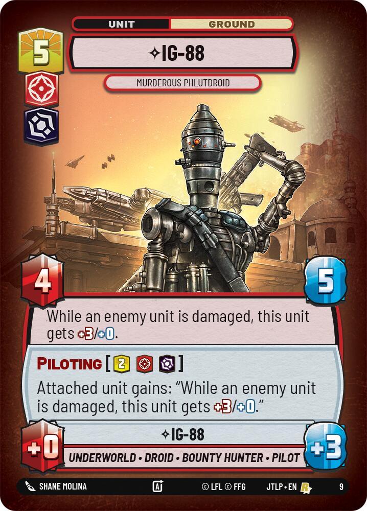 IG-88 - Murderous Phlutdroid (9) [Jump to Lightspeed: Weekly Play] (ONLINE ORDER ONLY)