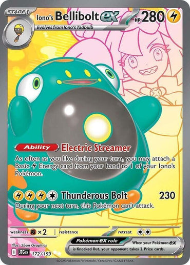 Iono's Bellibolt ex (172/159) [Scarlet & Violet: Journey Together] (Online Only)