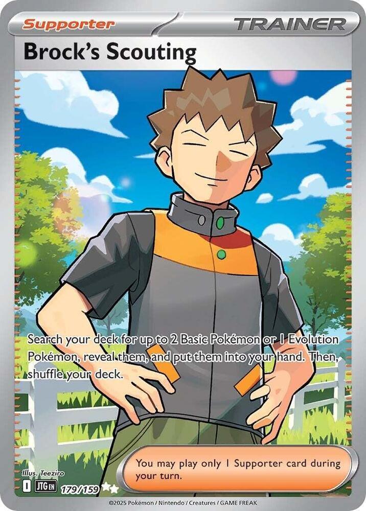 Brock's Scouting (179/159) [Scarlet & Violet: Journey Together] (Online Only)