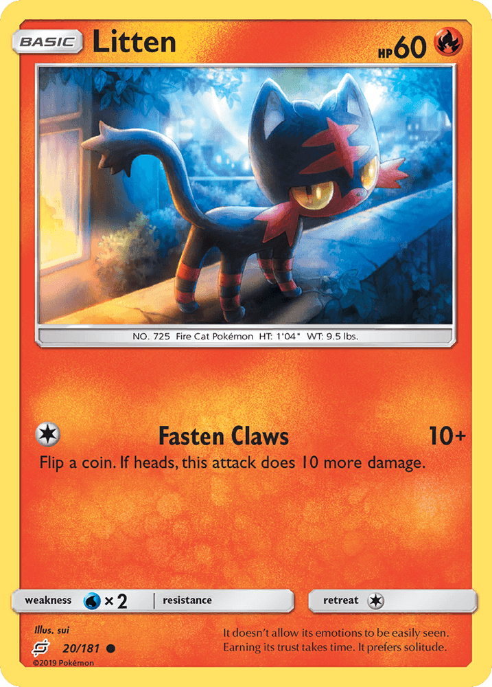 Litten (20/181) [Sun & Moon: Team Up] (Online Only)