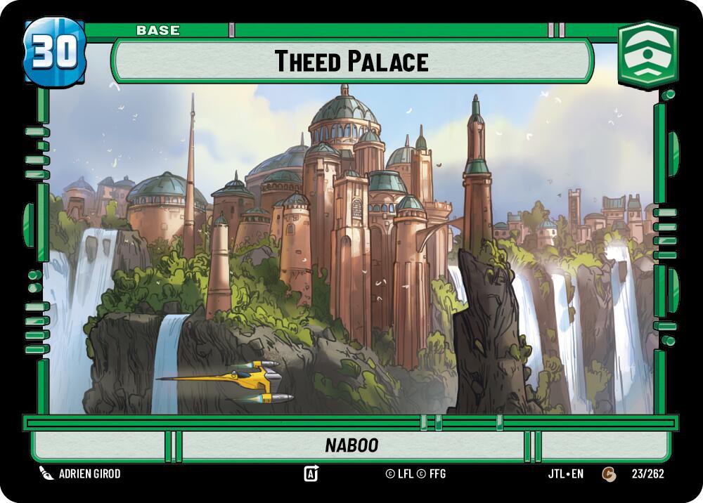 Theed Palace // Shield (023/2262 // T04/T04) [Jump to Lightspeed] (ONLINE ORDER ONLY)