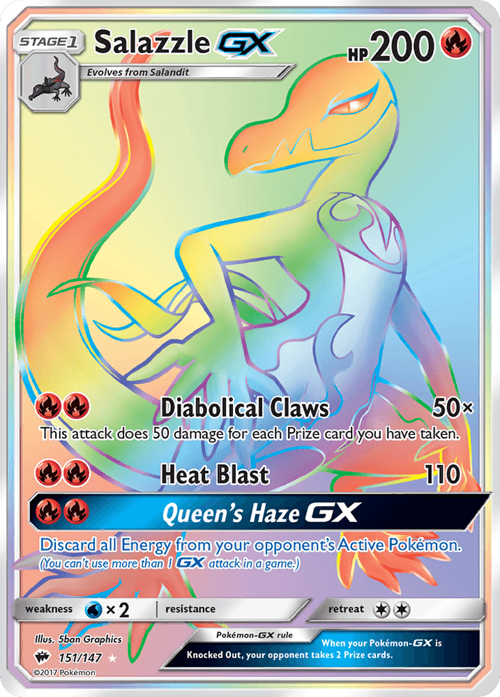 Salazzle GX (151/147) [Sun & Moon: Burning Shadows] (Online Only)