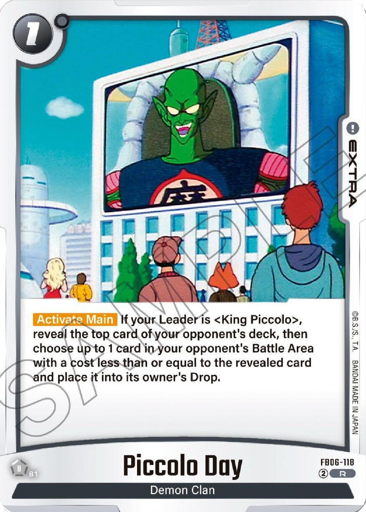 Piccolo Day [Rivals Clash] (ONLINE ORDER ONLY)