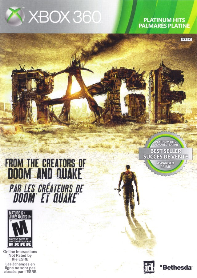 RAGE (Platinum Hits) (Xbox 360) (ONLINE ORDER ONLY)