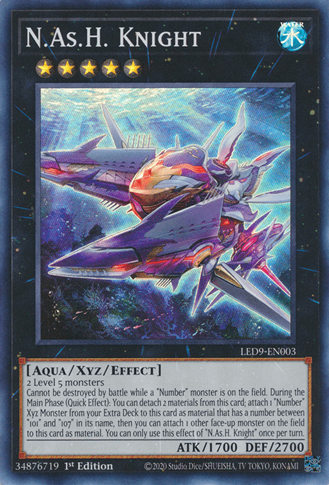 N.As.H. Knight [LED9-EN003] Super Rare (ONLINE ORDER ONLY)