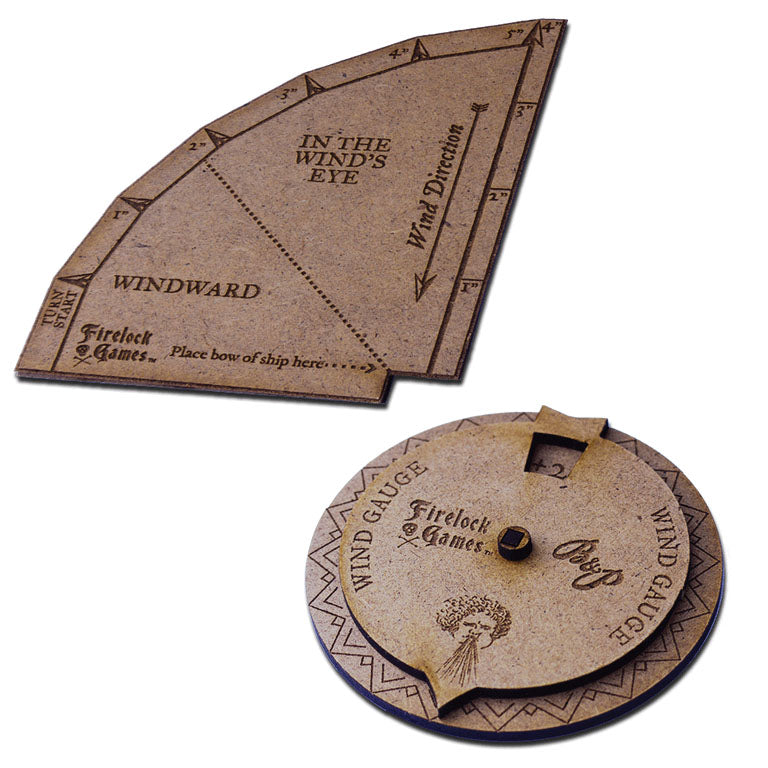 Blood & Plunder: Sea Template Set (ONLINE ORDER ONLY)