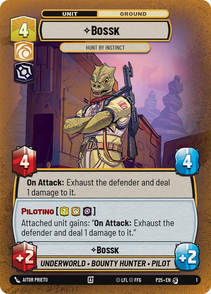 Bossk - Hunt By Instinct (1) (1) [Store Showdown Promos] (ONLINE ORDER ONLY)