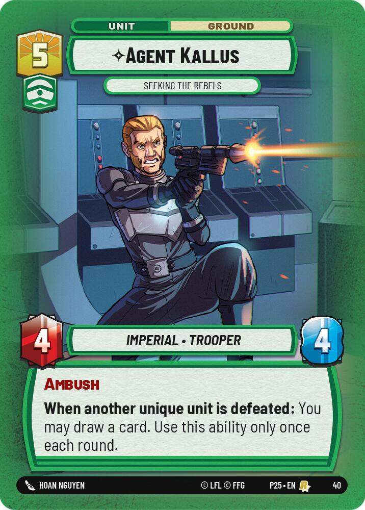 Agent Kallus - Seeking the Rebels (40) (40) [Store Showdown Promos] (ONLINE ORDER ONLY)