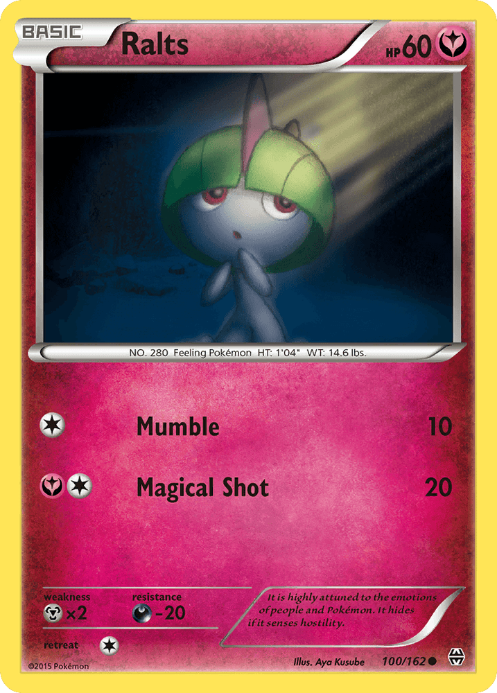 Ralts (100/162) [XY: BREAKthrough] (Online Only)